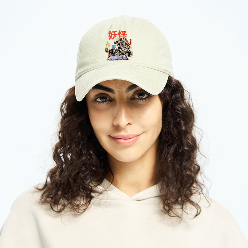 The Yokai Club Washed Cap
