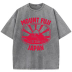 Mount Fuji Japan Washed T-Shirt