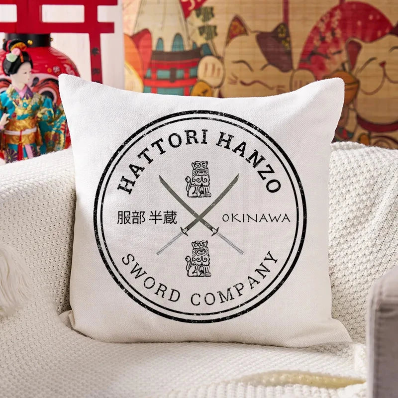 Hattori Hanzo Sword Company Cushion Pillow