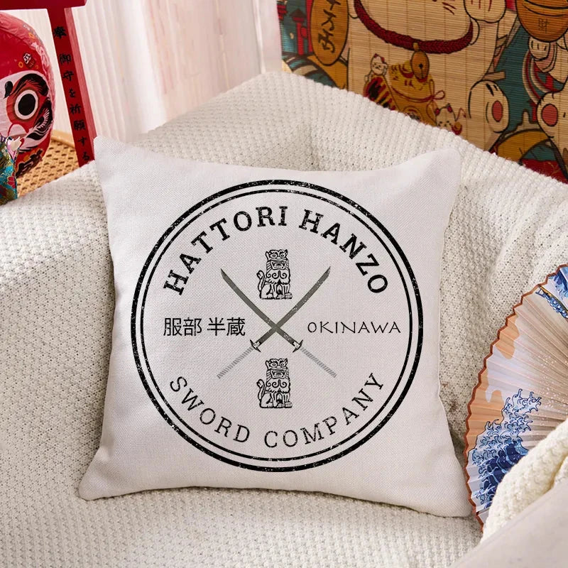 Hattori Hanzo Sword Company Cushion Pillow