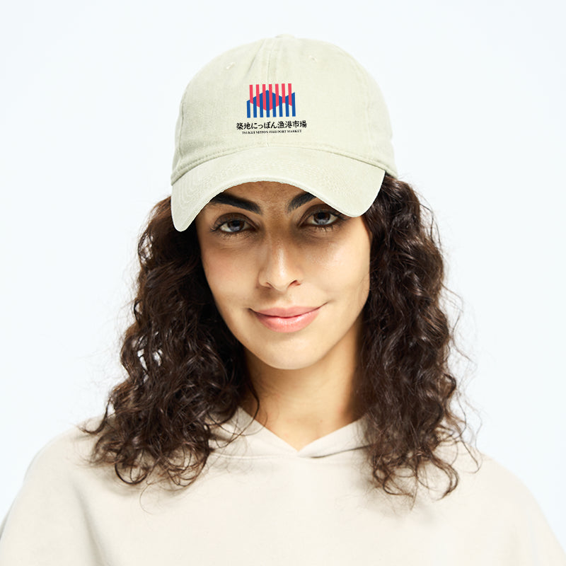 Tsukiji Nippon Fish Port Market Washed Cap
