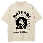 Okinawa Hattori Hanzo Vintage Wash Japanese Design T-Shirt