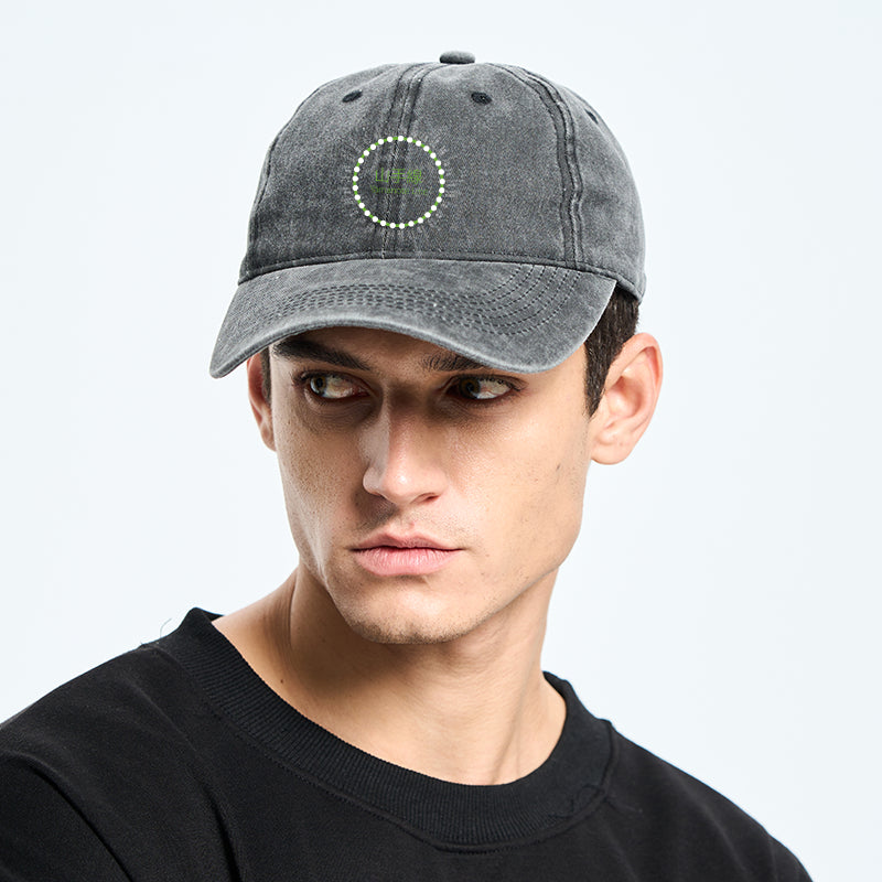 Yamanote Line Stations Circle Washed Cap
