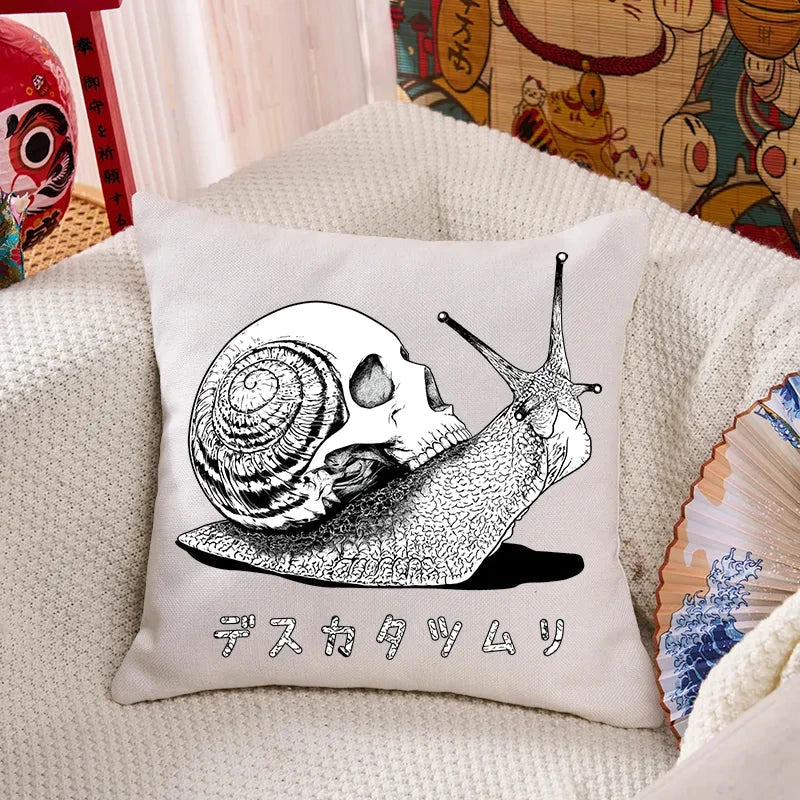 Death Snail Manga Cushion Pillow