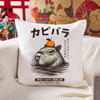 Capybara Hot Spring Cushion Pillow
