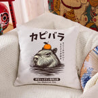 Capybara Hot Spring Cushion Pillow
