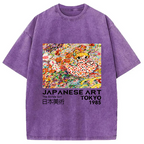 Time In The Flower Field Washed T-Shirt