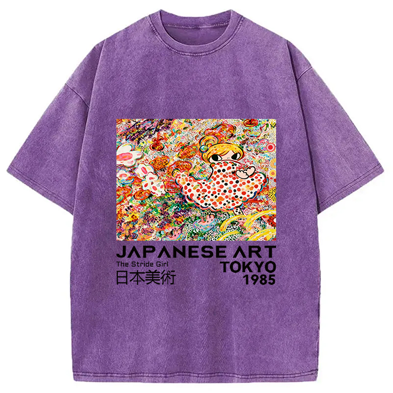 Time In The Flower Field Washed T-Shirt