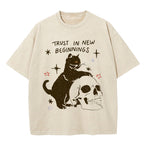 Trust In New Beginnings Washed T-Shirt