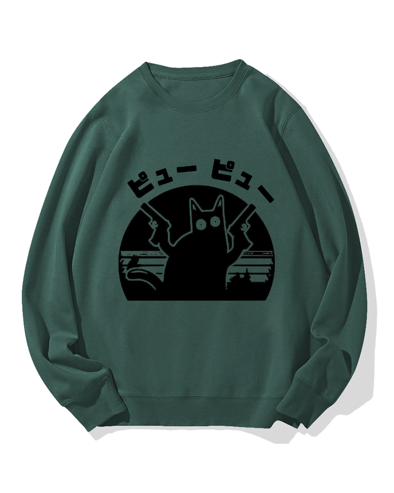 Gunner Cat Cotton Sweatshirt