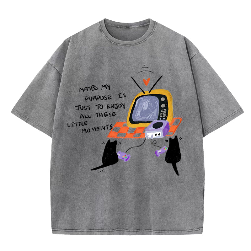 Just Enjoy Washed T-Shirt