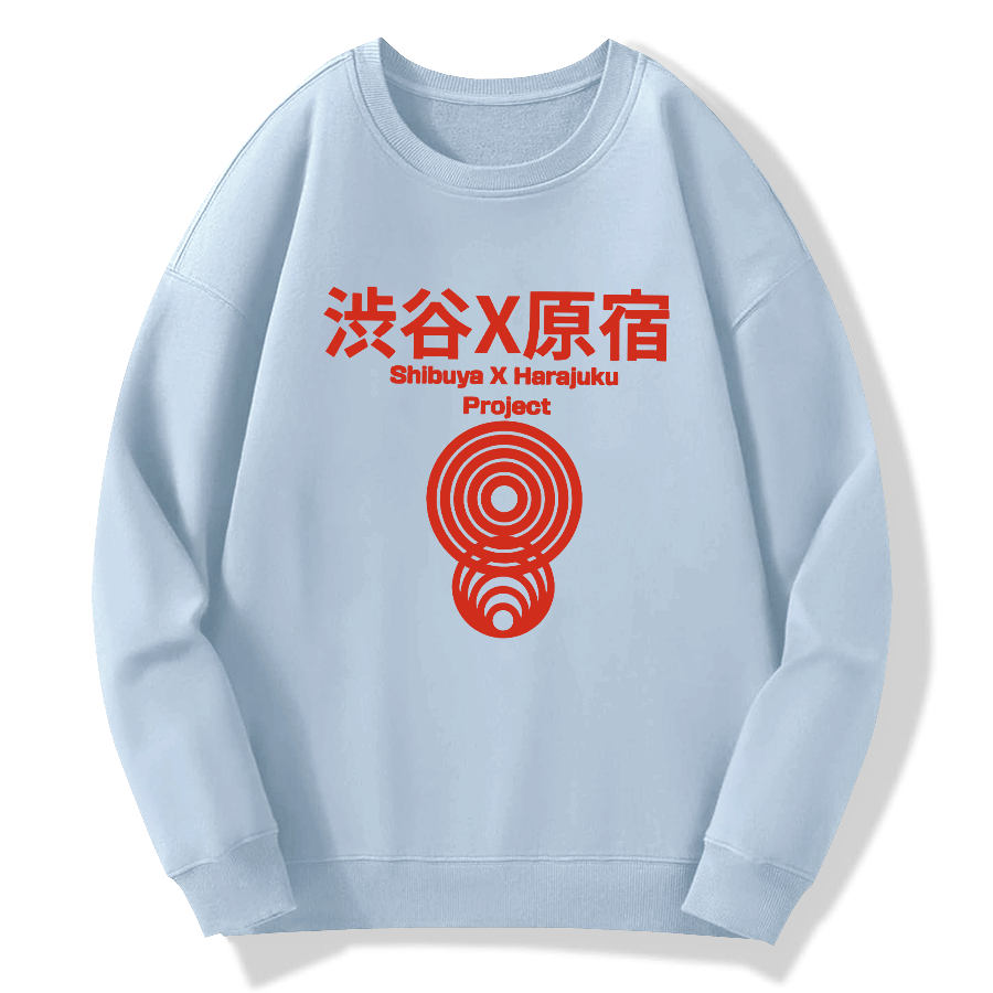 Retro Shibuya Harajuku Japanese Art Cotton Pullover Sweatshirt
