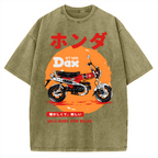 Dax-Japanese Design Vintage Washed T-shirt