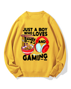 Ramen & Games Cotton Sweatshirt
