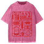 Tokyo Model Panels Vintage Washed T-shirt