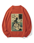 Ghost of the Sea Ukiyo-e Cotton Sweatshirt