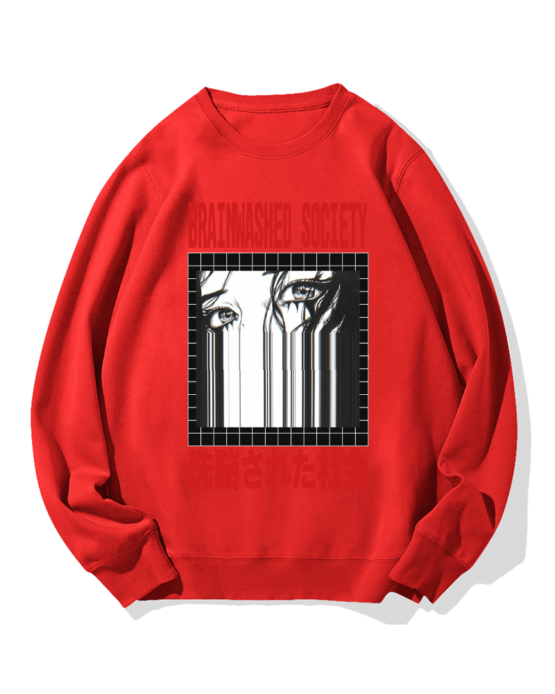 Brainwashed Society Cotton Sweatshirt