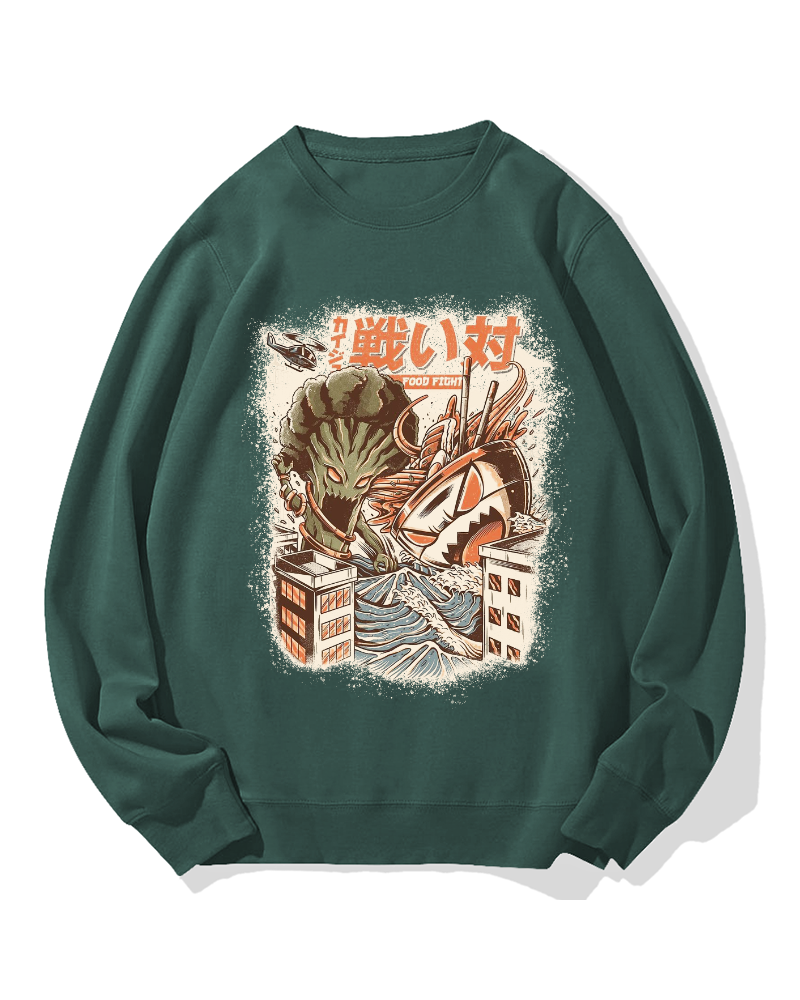 Jpanese Food FIght Cotton Sweatshirt