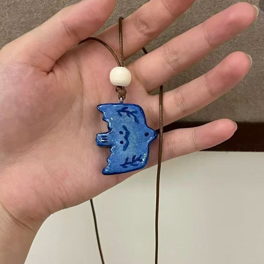 Blue Bird Necklace