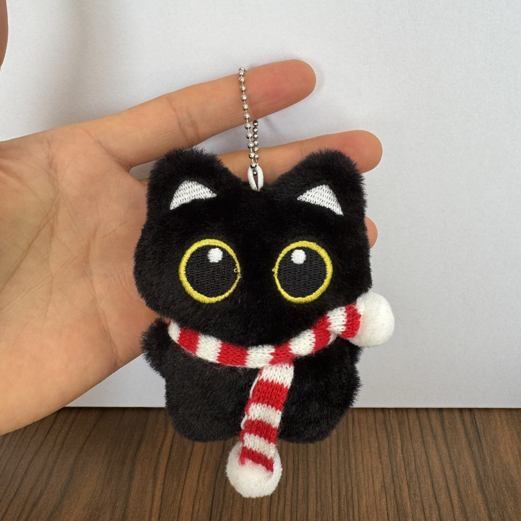 Black Cat Plush Charm