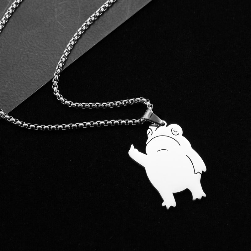 Frog Stainless Steel Necklace