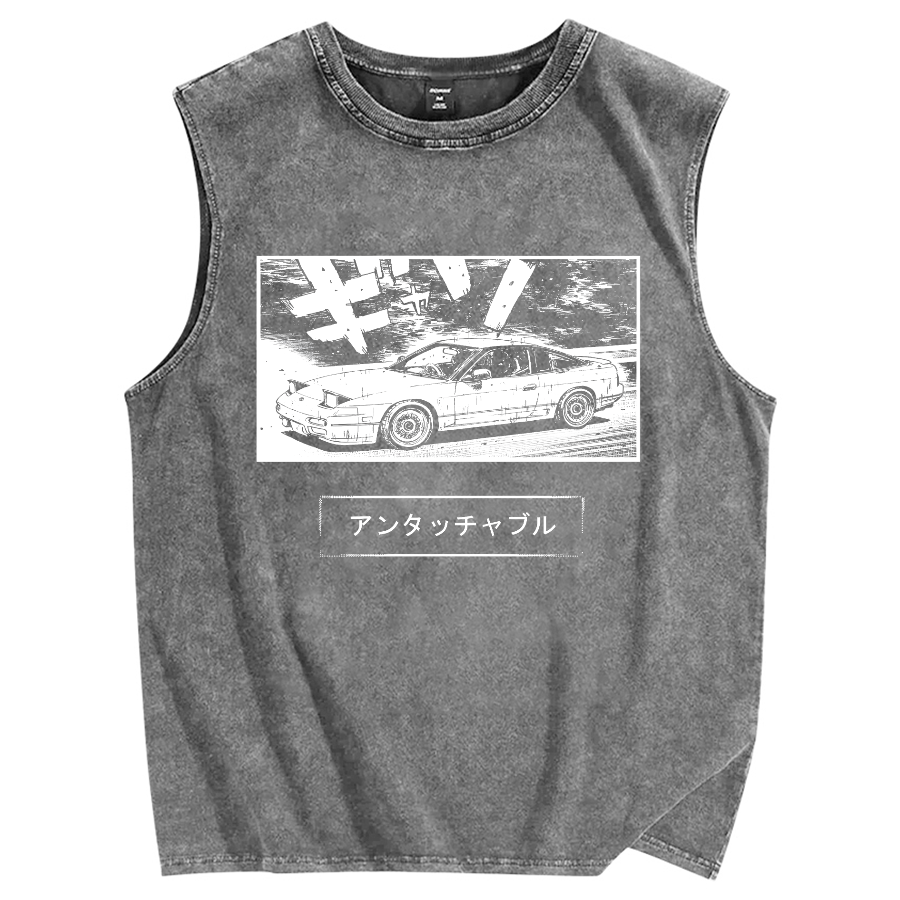 Tsukamoto's Nissan 180SX  Untouchable Vintage Distressed Washed Tank Top