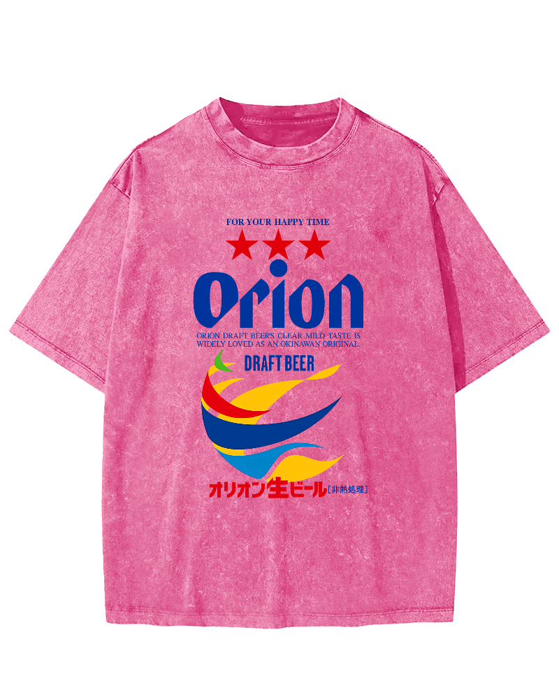 Orion Beer Vintage Washed T-shirt