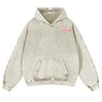 Ramen Hero Vintage Washed Cotton Back Art Hoodie