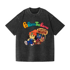 PaRappa the Rapper Vintage Wash Japanese Design T-Shirt