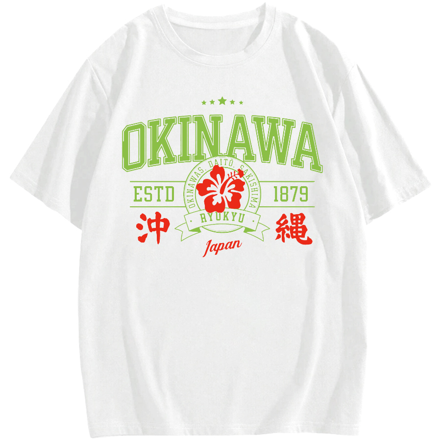 Okinawa JP Cotton casual T-shirt
