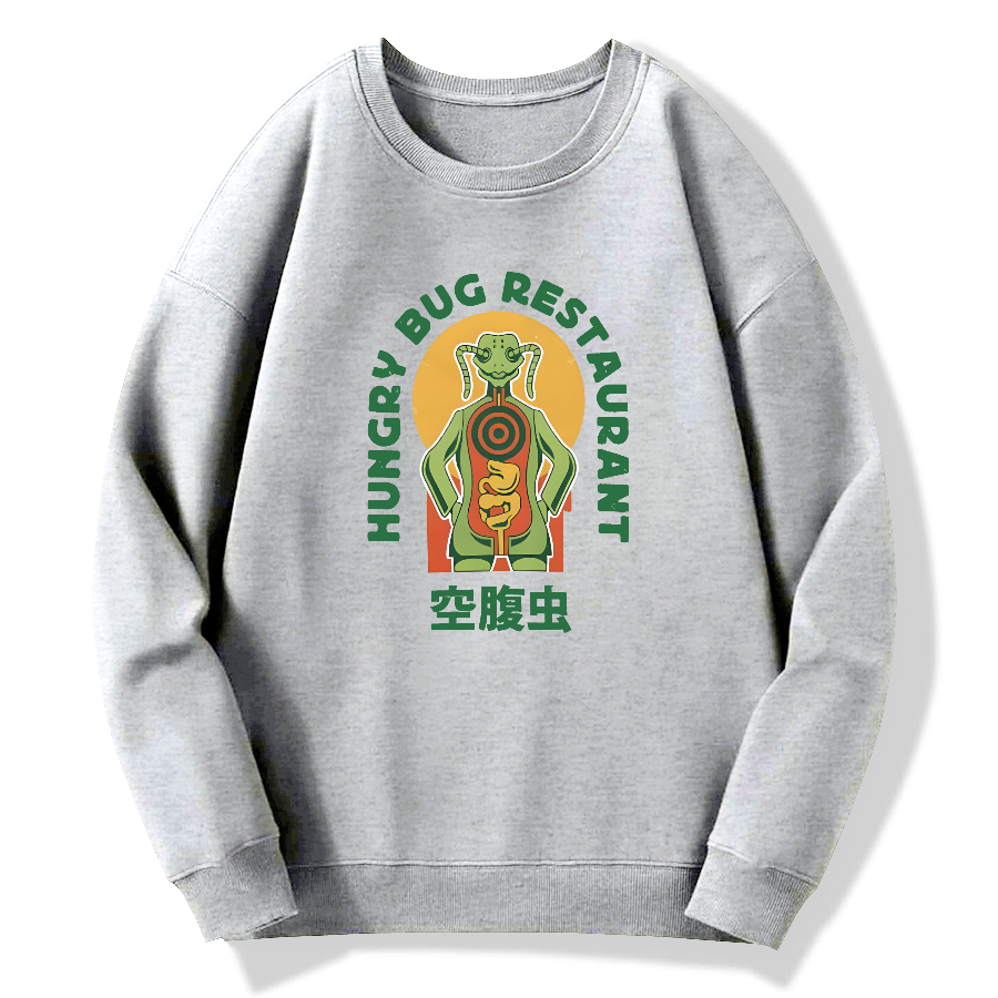 Fasting insect Japanese style Cotton Pullover Sweatshirt