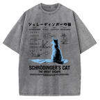 Schrodinger's cat escape plan Vintage Washed T-shirt