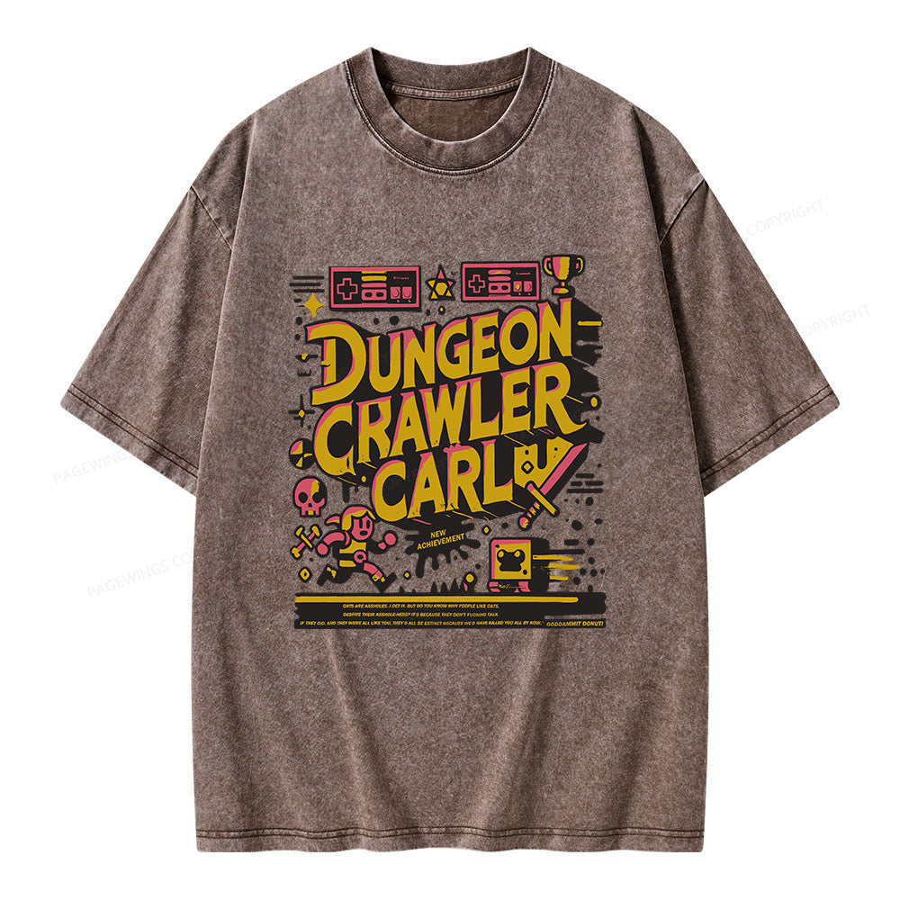 Book New Achievement Unisex Washed T-shirt