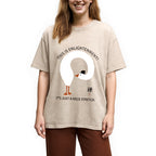 Funny Neck Stretch Of Zen Washed T-Shirt