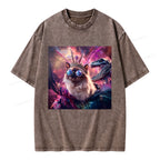 Princess Donut & Mongo Unisex Washed T-shirt