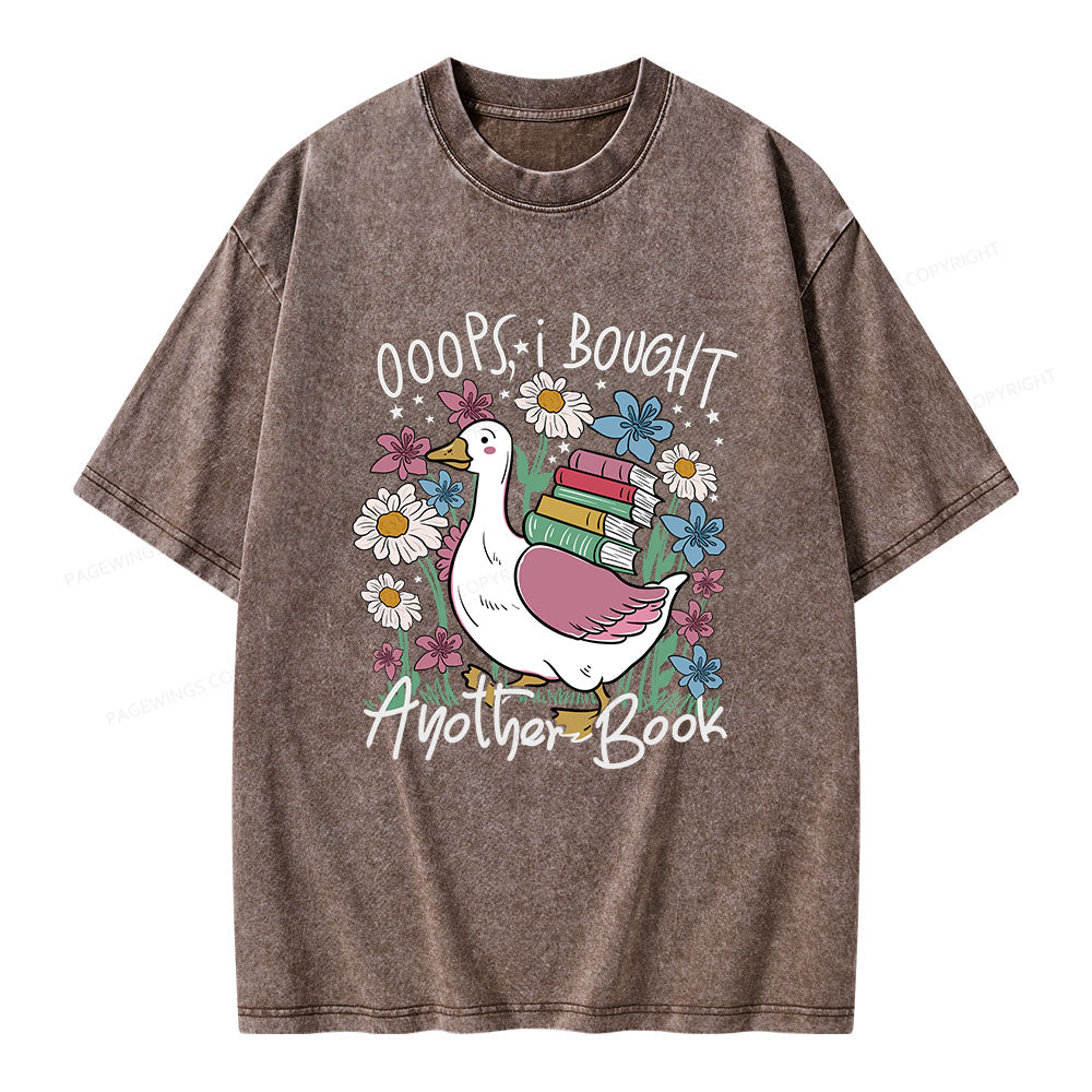 Oops I Bought Another Book Unisex Washed T-shirt