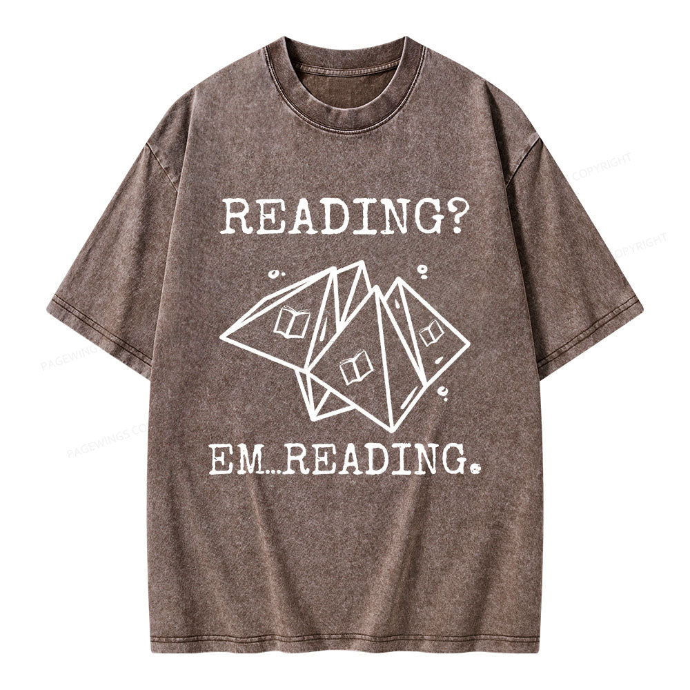 Reading Em...Reading Unisex Washed T-shirt