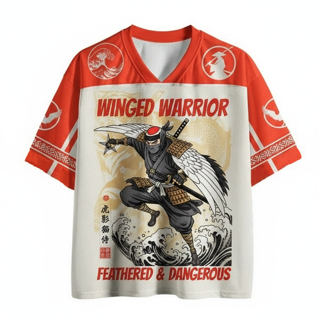 Winged Warrior Ninja Jersey Shirts