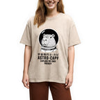 Astronaut Capybara Washed T-Shirt