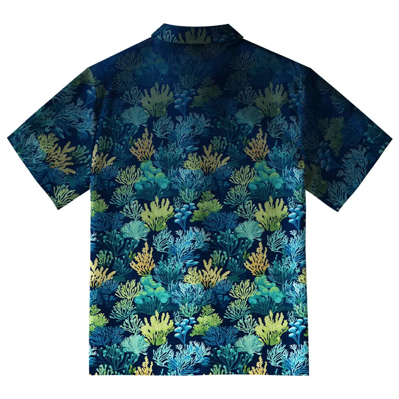 Underwater Coral Reef Button-up Shirt