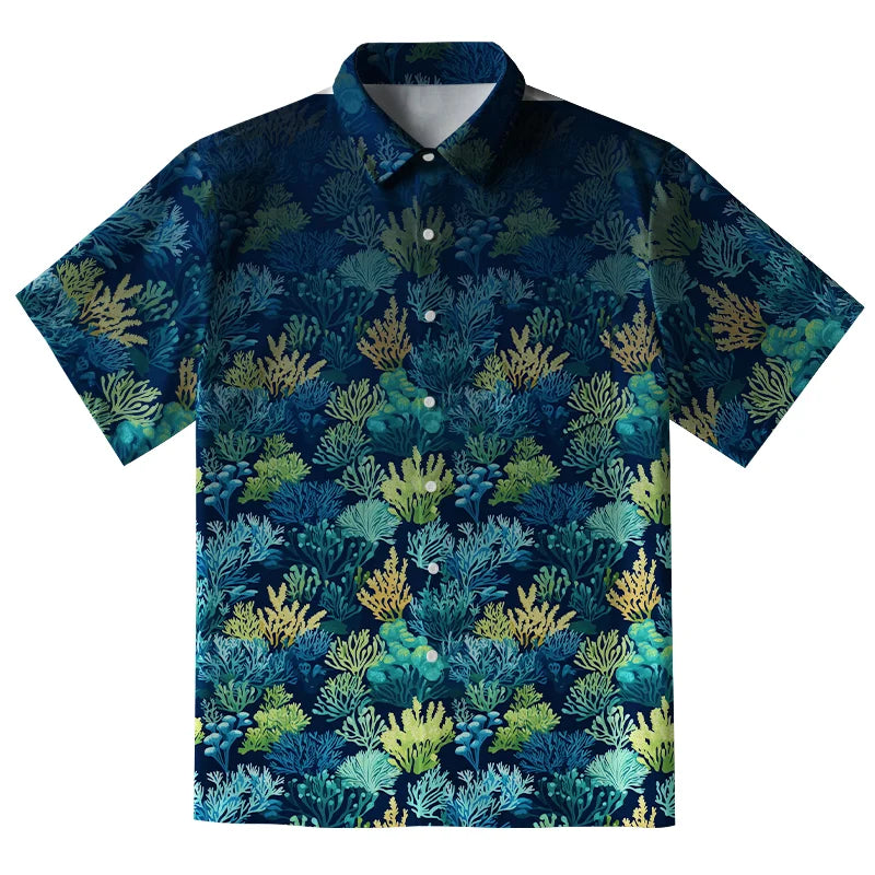 Underwater Coral Reef Button-up Shirt