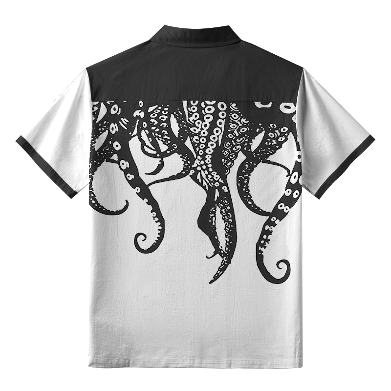 Octopus Tentacles Japan Aloha Hawaiian Shirt