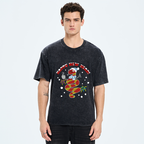 Snake Wearing Scarf And Hat Washed T-Shirt