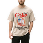 Just A Fridge Cigarette Coke Washed T-Shirt