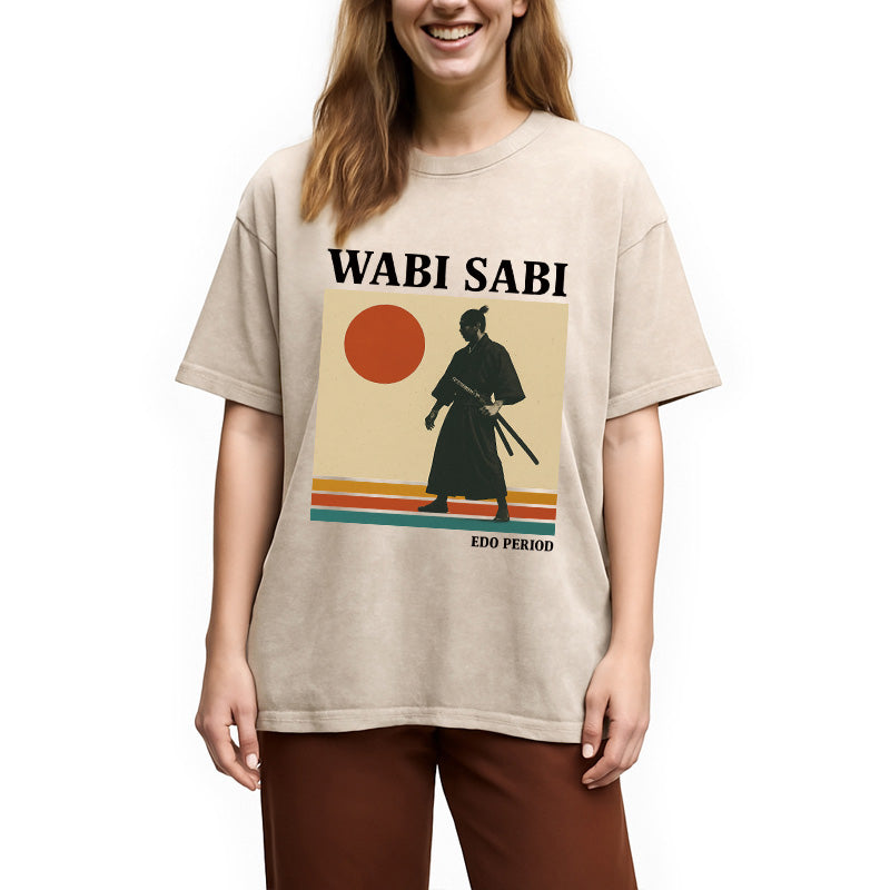 Wabi Sabi Samurai Washed T-Shirt