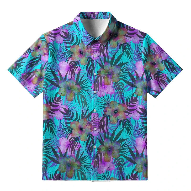 Retro Three-Eyed Tiger Button-up Shirt