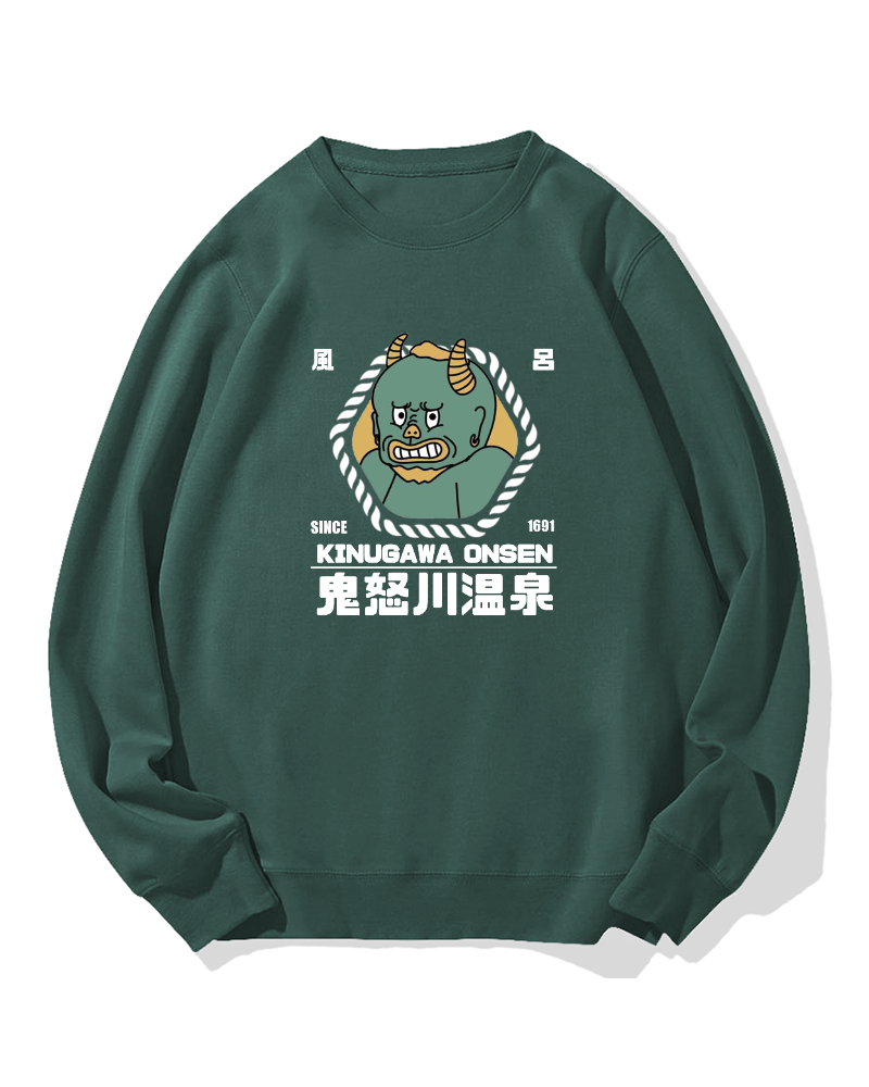 Kinugawa Onsen Cotton Sweatshirt