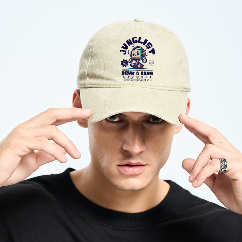 Junglist DNB Japan Washed Cap