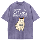 Don't Watch The Cat Vintage Washed T-shirt