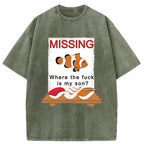 Clownfish Sushi Washed T-Shirt